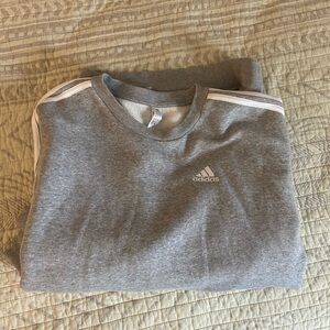 Adidas Gray Hoodie Sweatshirt 
Oversized long L/XL